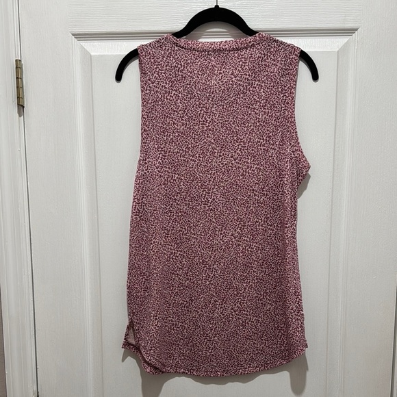 Athleta Pink Tank Top Relaxed Fit - Designer Medium top shirt gym workout - Picture 4 of 5